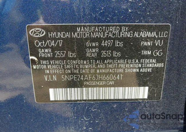 5NPE24AF6JH660641: 43124801