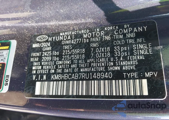 KM8HBCAB7RU148940: 43124826