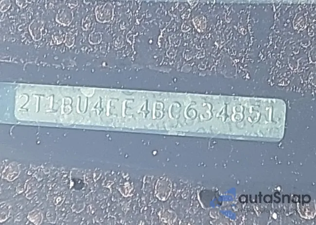 2T1BU4EE4BC634851: 43124907