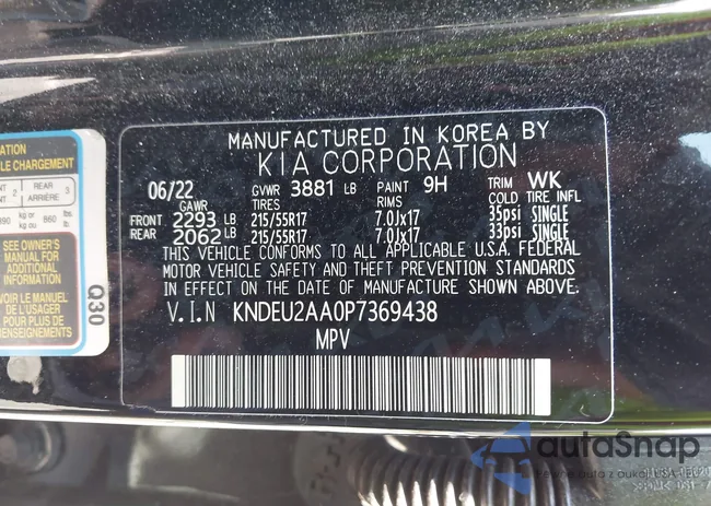 KNDEU2AA0P7369438: 43125056