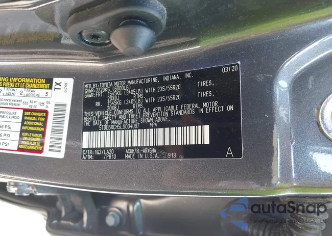 5TDEBRCH5LS004097: 43126527