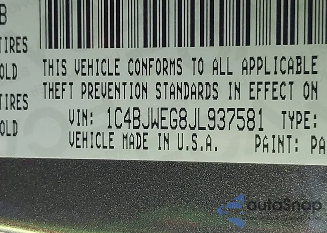 1C4BJWEG8JL937581: 43126553