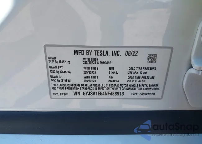 5YJSA1E54NF488913: 43126568