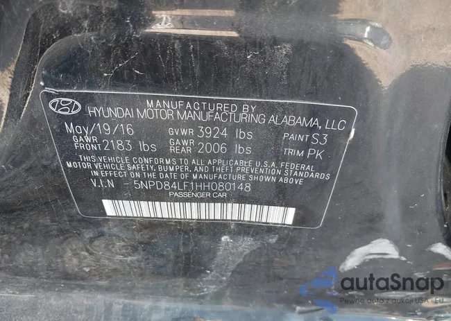 5NPD84LF1HH080148: 43125831