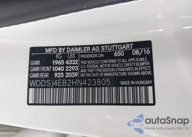 WDDSJ4EB2HN423805: 43125892