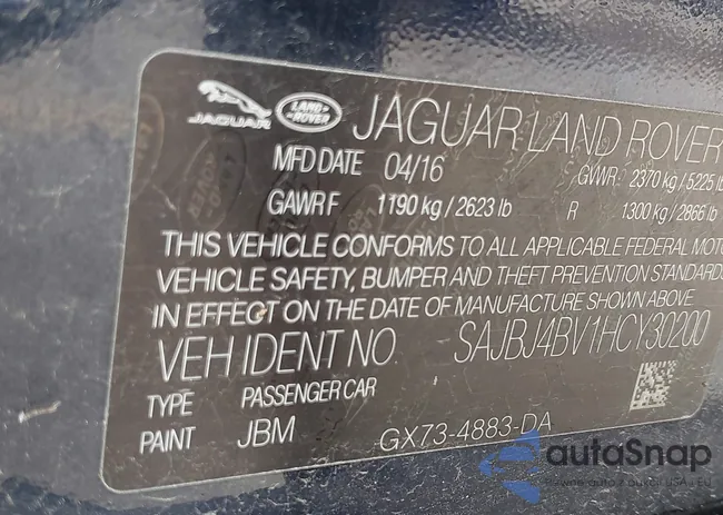 SAJBJ4BV1HCY30200: 43126055