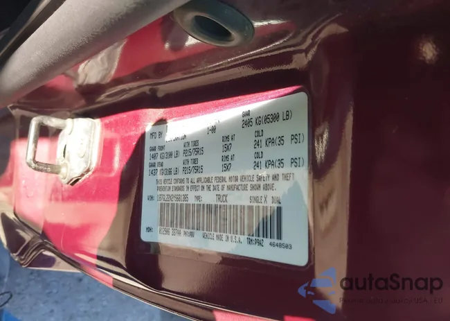 1B7GL22X2YS681385: 43127157