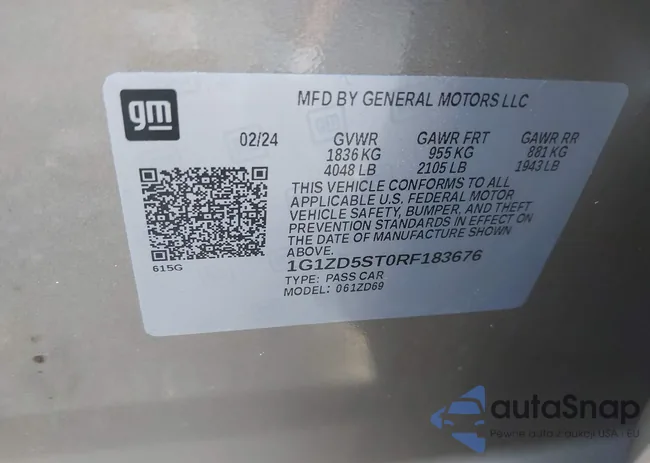 1G1ZD5ST0RF183676: 43127194