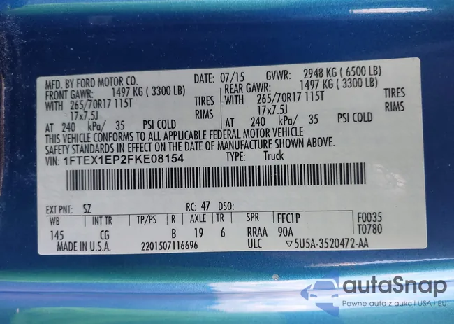 1FTEX1EP2FKE08154: 43127208