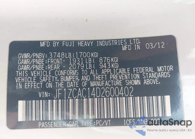 JF1ZCAC14D2600402: 43127247