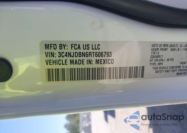 3C4NJDBN6RT606793: 43127373