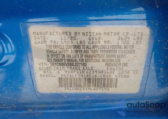 3N1CN8EVXML827193: 43126763