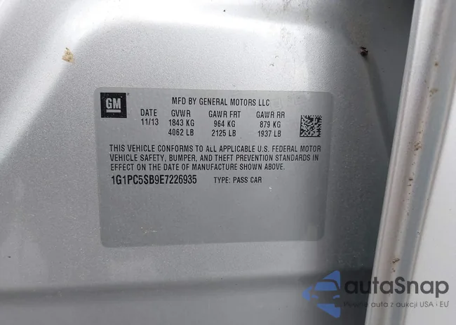 1G1PC5SB9E7226935: 43126780