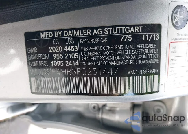 WDDGF4HB3EG251447: 43126794