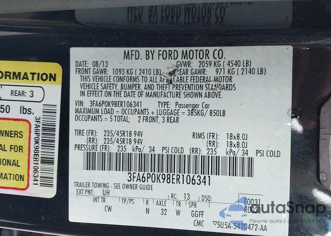 3FA6P0K98ER106341: 43126877