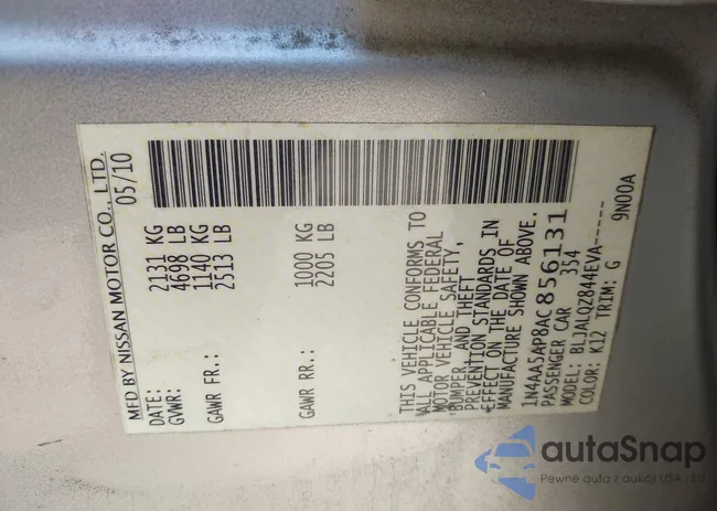 1N4AA5AP8AC856131: 43126948