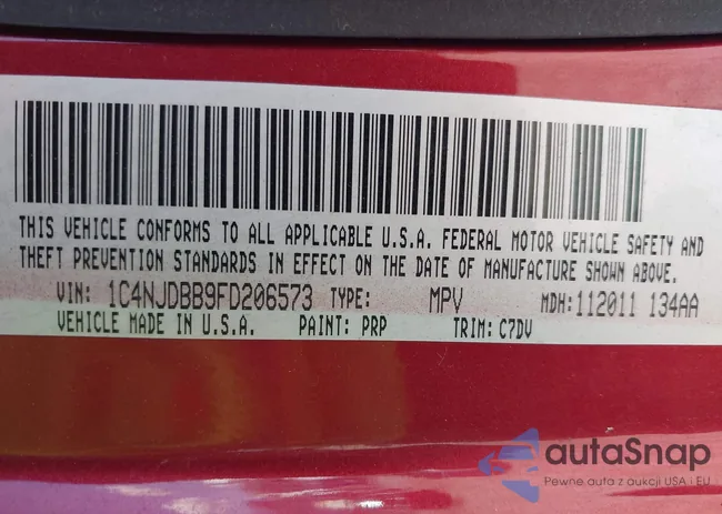 1C4NJDBB9FD206573: 43128152