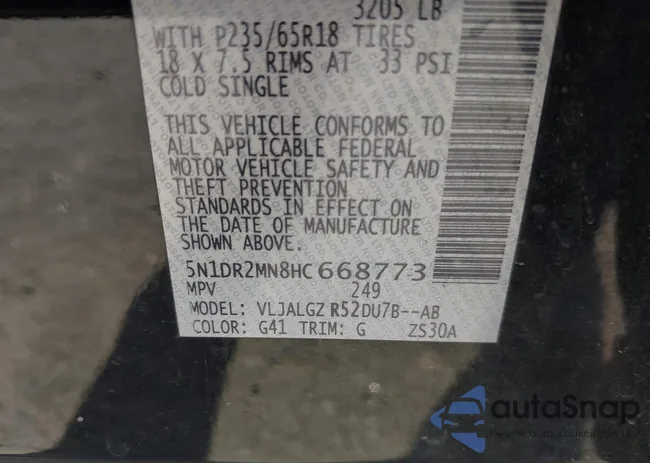 5N1DR2MN8HC668773: 43128167