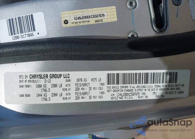 1C4NJDBBXCD597079: 43128169