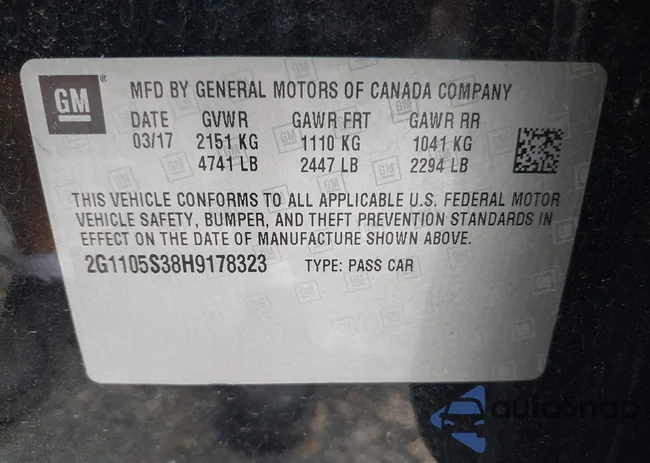 2G1105S38H9178323: 43128193