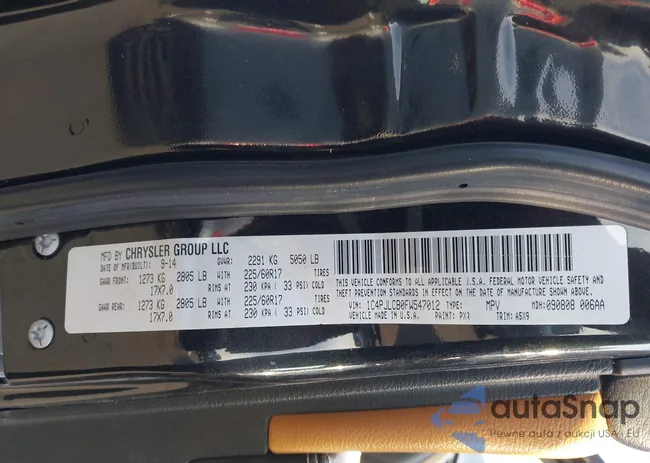 1C4PJLCB0FW547012: 43128232