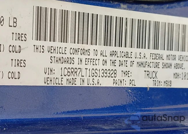 1C6RR7LT1GS139328: 43128479