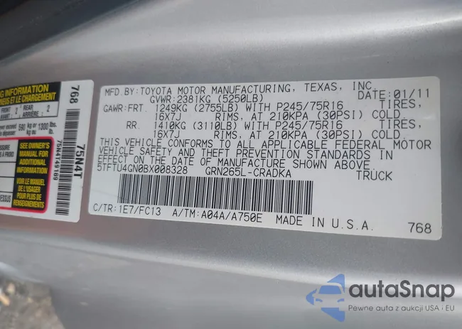 5TFTU4GN0BX008328: 43129136