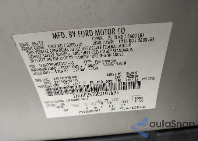 1FAHP2KT8EG101695: 43129193