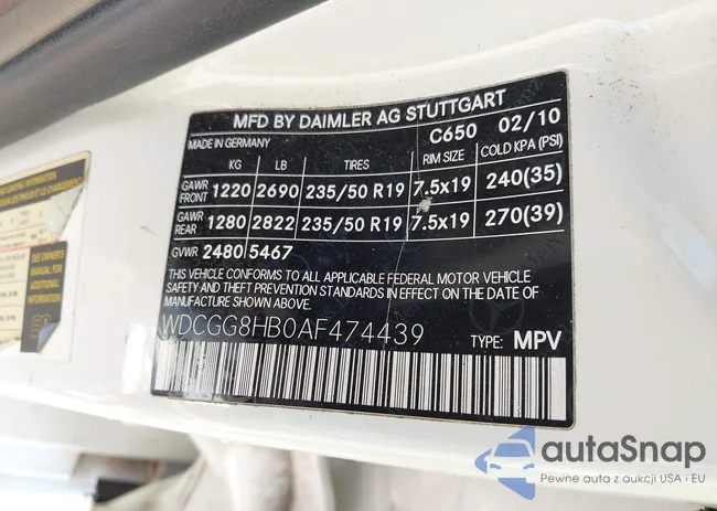 WDCGG8HB0AF474439: 43129353