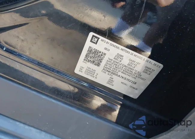 3GNKBBRA7KS702118: 43129595