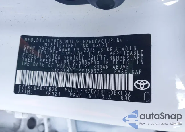 5YFB4MDE1RP150972: 43128776