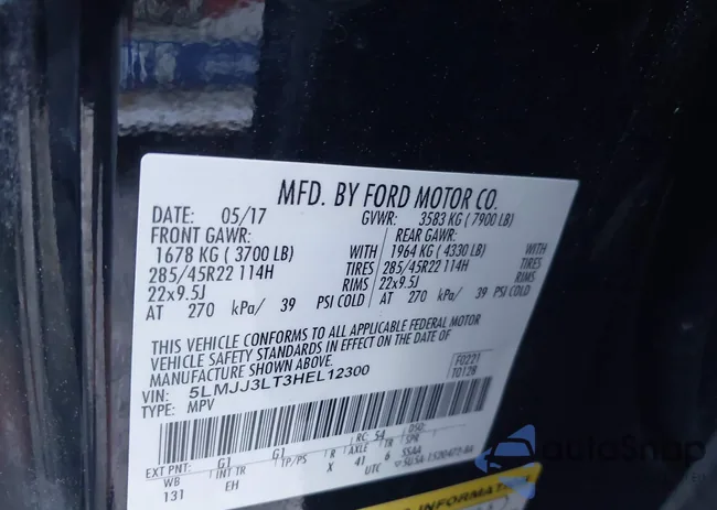 5LMJJ3LT3HEL12300: 43128844