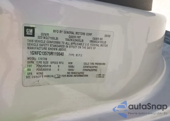 1GNFC13579R119940: 43130230