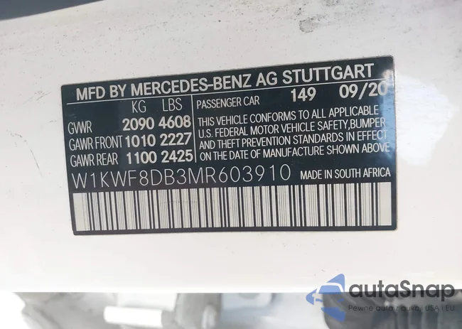 W1KWF8DB3MR603910: 43130360