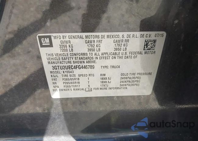 3GTU2UEC4FG446789: 43129749