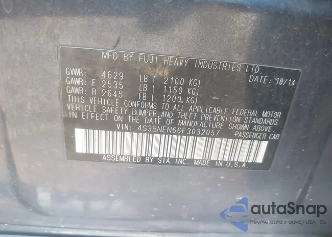 4S3BNEN66F3032057: 43131157