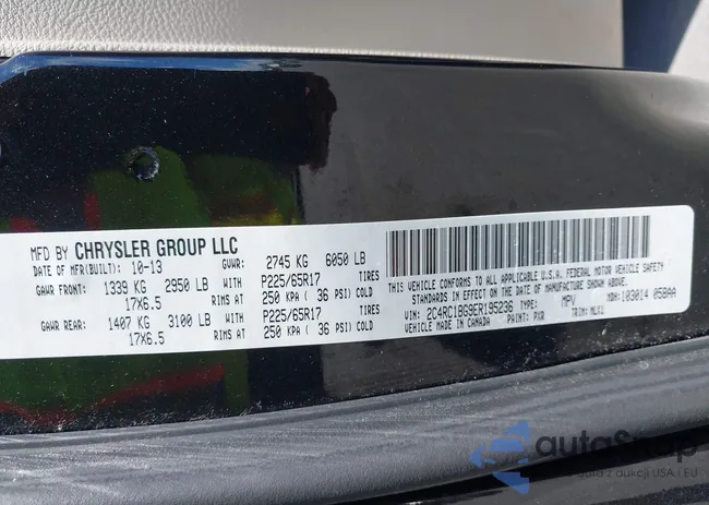 2C4RC1BG9ER195236: 43131304