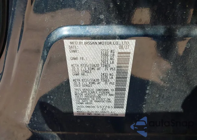 5N1DL0MN5HC557765: 43131354