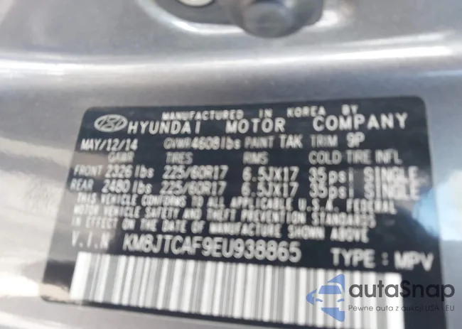 KM8JTCAF9EU938865: 43132082