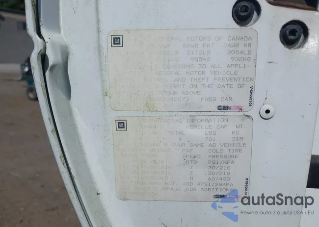 2G1FP22P0R2142073: 43132086