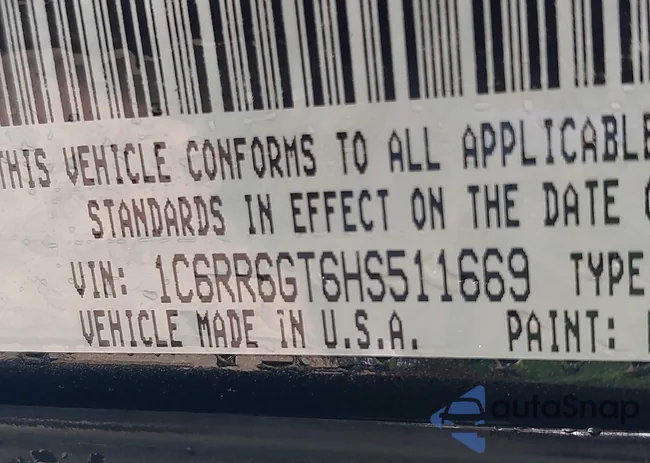 1C6RR6GT6HS511669: 43132467