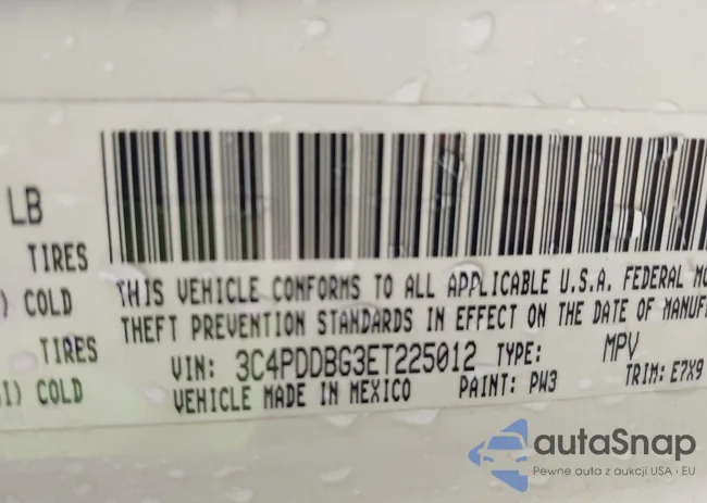 3C4PDDBG3ET225012: 43132559