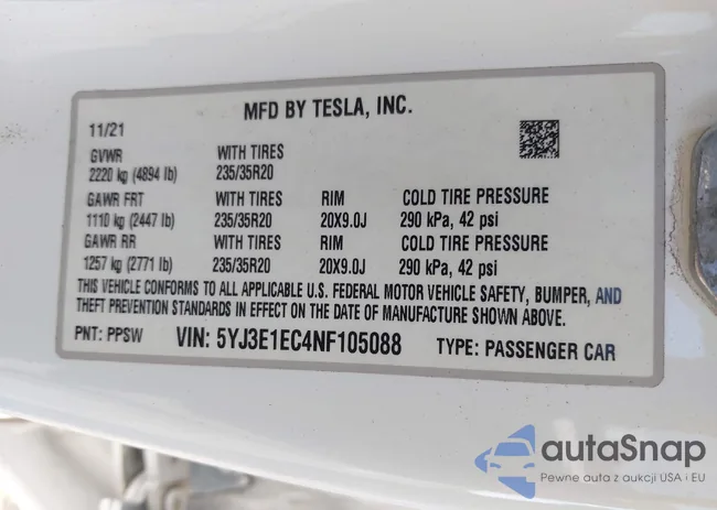 5YJ3E1EC4NF105088: 43131829