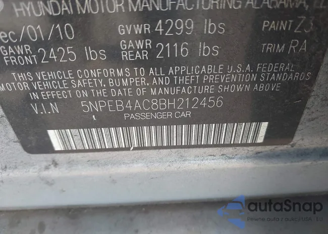 5NPEB4AC8BH212456: 43132054