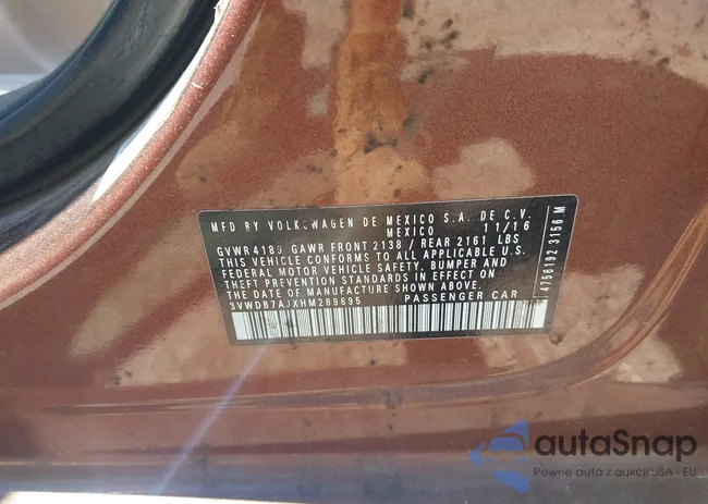 3VWDB7AJXHM289695: 43133281