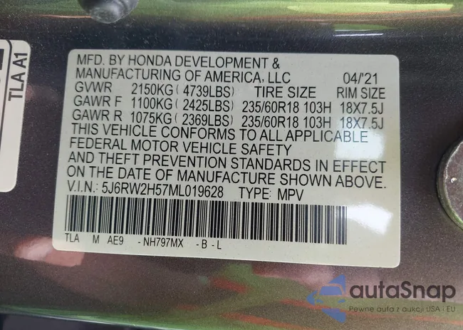 5J6RW2H57ML019628: 43133416