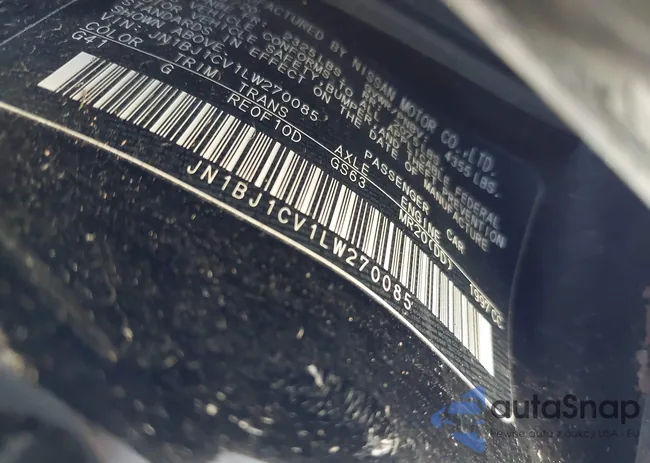 JN1BJ1CV1LW270085: 43133516