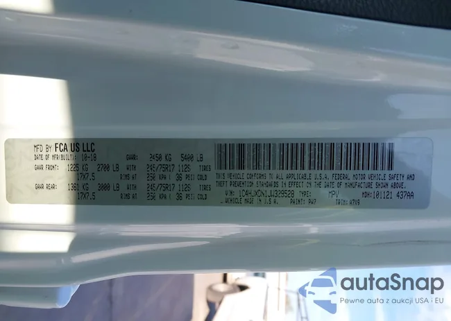 1C4HJXDN1JW329528: 43133528