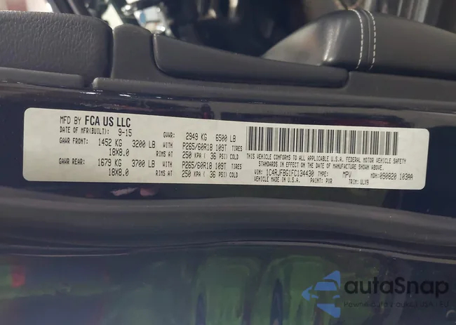 1C4RJFBG1FC134430: 43132777