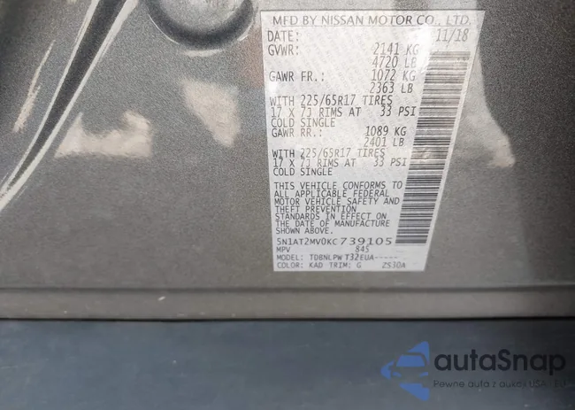 5N1AT2MV0KC739105: 43132804